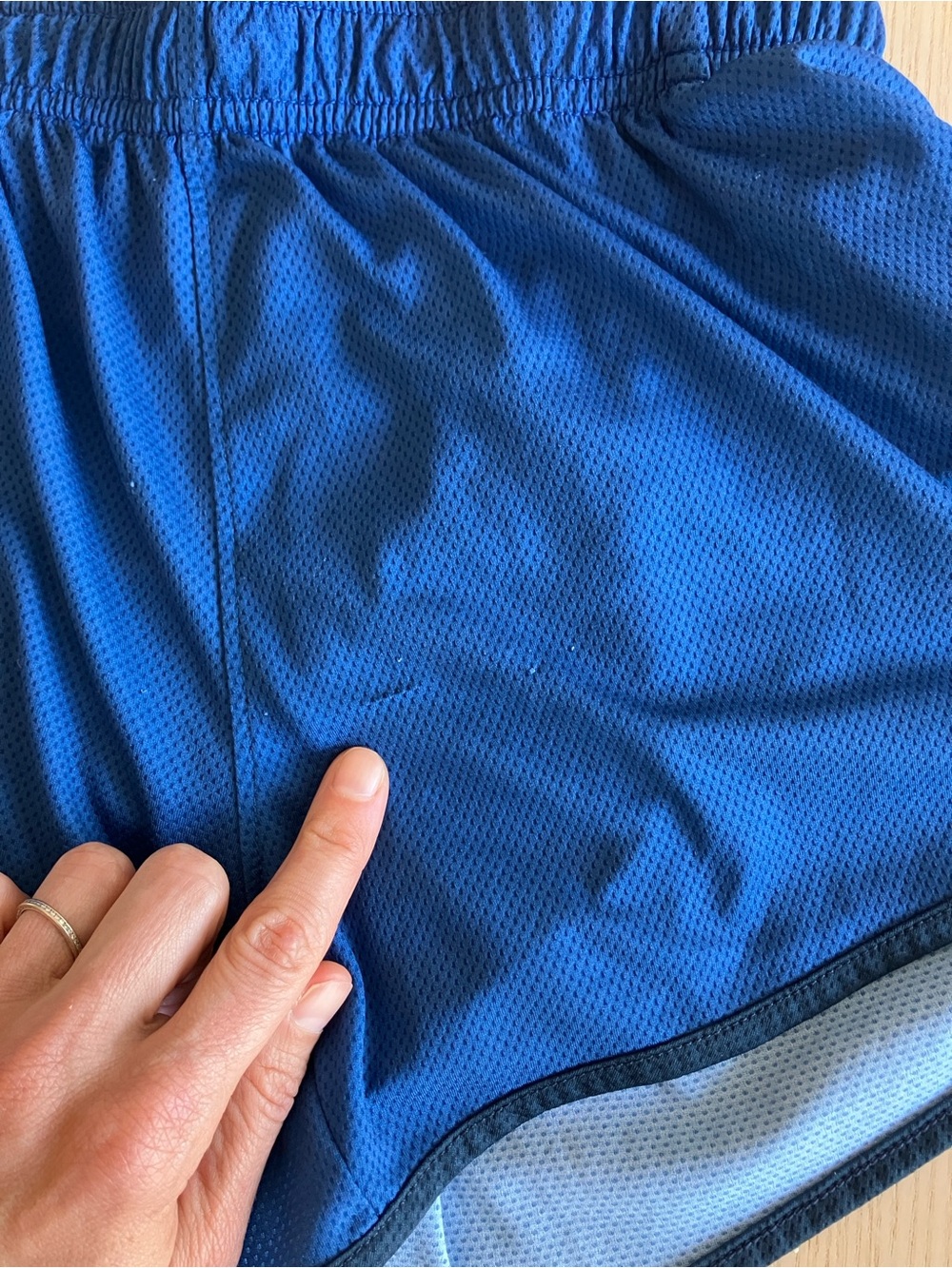 Tracksmith Boston Marathon blue split shorts size small - Picture 5 of 6
